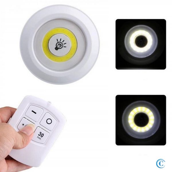 Комплект LED світильників з пультом та таймером LED light with Remote Control Set (3 світильники) A7000019 фото