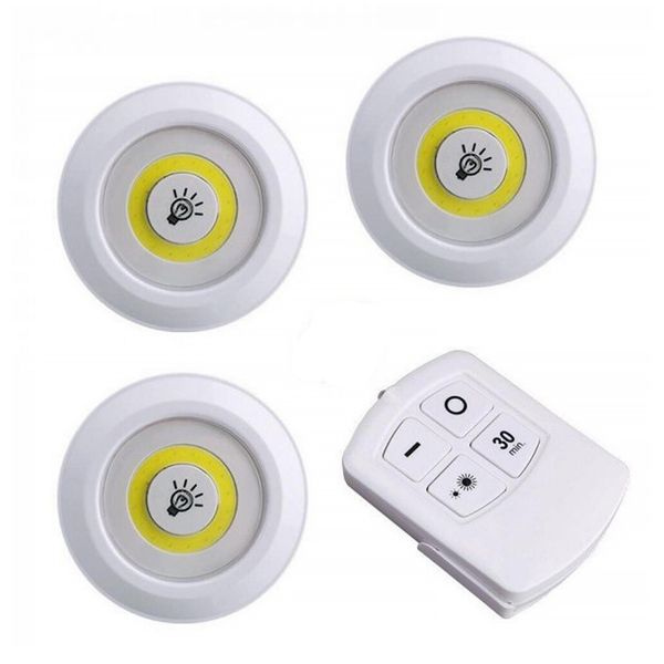 Комплект LED світильників з пультом та таймером LED light with Remote Control Set (3 світильники) A7000019 фото