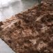Хутряний ворсистий килимок Травичка 1х2 м / Коричневий приліжковий килимок з довгим ворсом A1011006-2 фото 2