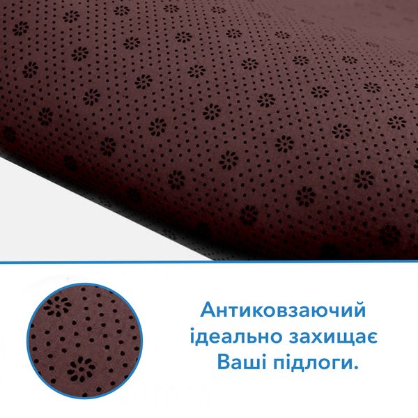 Хутряний ворсистий килимок Травичка 2х2.5 м / Бежево-коричневий приліжковий килимок з довгим ворсом A1011005 фото