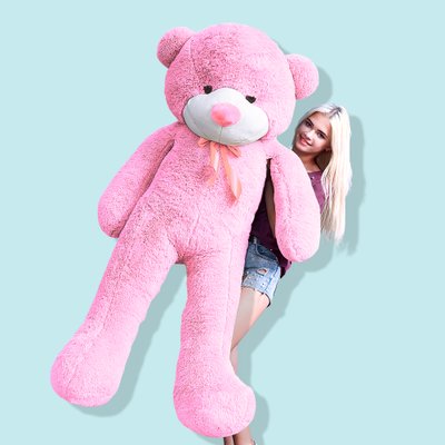 Плюшевый медведь "розовый" Рафаель 200см A5000004 фото