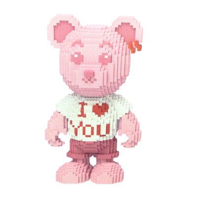 Конструктор Magic Blocks у вигляді ведмедика Тедді “I love you”40 см. A5000038 фото