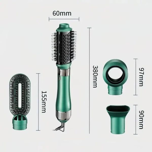 Фен-щетка для волос VGR V-493 Зеленый A1500002 фото