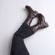 Модні коричневі чоботи на низьких підборах з пряжкою 2777OPTION20944 фото 5