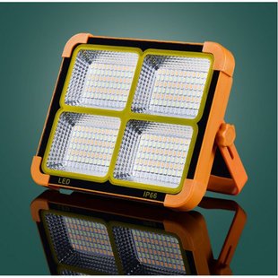 Портативний прожектор - світлодіодна лампа 100W акумуляторна Solar Led light D8 12000 mAh на сонячній батареї A0027111 фото