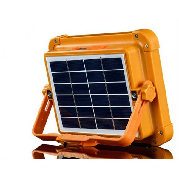 Портативний прожектор - світлодіодна лампа 100W акумуляторна Solar Led light D8 12000 mAh на сонячній батареї A0027111 фото