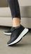 Стильні жіночі шкіряні кросівки чорного кольору на білій підошві 3887OPTION22786 фото 1