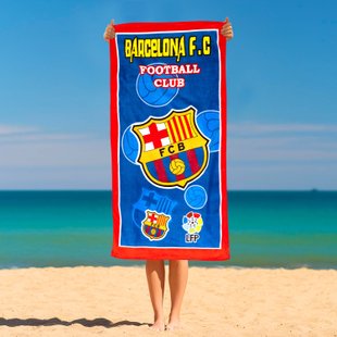 Рушник махровий 100% Cotton “Barcelona F.C”. Beach towel “Barcelona F.C” A001934 фото