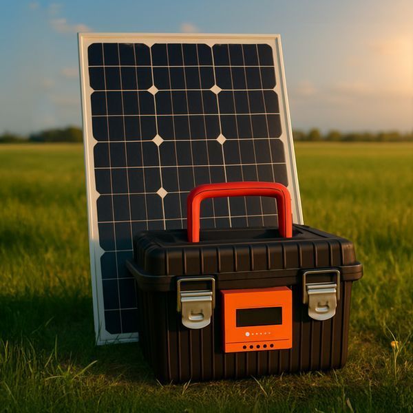 Мобильная гибридная солнечная станция SUN CASE  2000w 100 Ач A7000031 фото