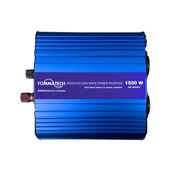 Перетворювач напруги інвертор TommaTech MS-1500, 12V/220V, 1500 W (3000 Вт) 2Shuko, USB 6 запобіжників A00550020 фото