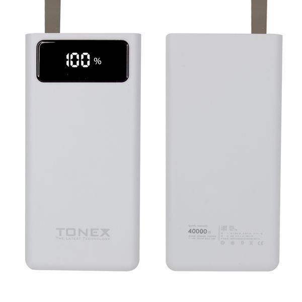 Портативний зарядний пристрій PowerBank 40000 mAh TONEX TX-400 0027096 фото