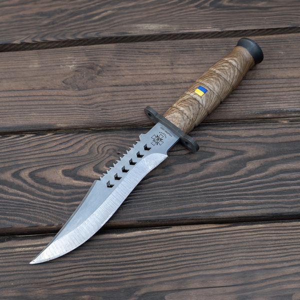 Охотничий тактический нож с чехлом (белый) 00003 фото