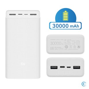 Мобільна батарея Xiaomi Power Bank  30000 мАh 18 Вт QC 3.0 PB3018ZM | USB-C USB-A Micro-USB 0027103 фото