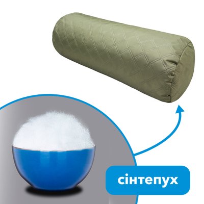 Гіпоалергенна подушка-валик водонепроникна (оксфорд сінтепух) 65х24 A1001037 фото