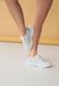 Білі жіночі шкіряні кросівки з перфорацією 3711OPTION21503 фото 6