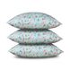 Подушка для сну 70х70, тканина полікотон блакитні квіти A1001030 фото 2
