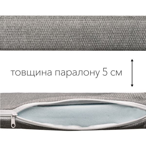 Матрас-топпер 120х200 "Графит" 5 см T00006 фото